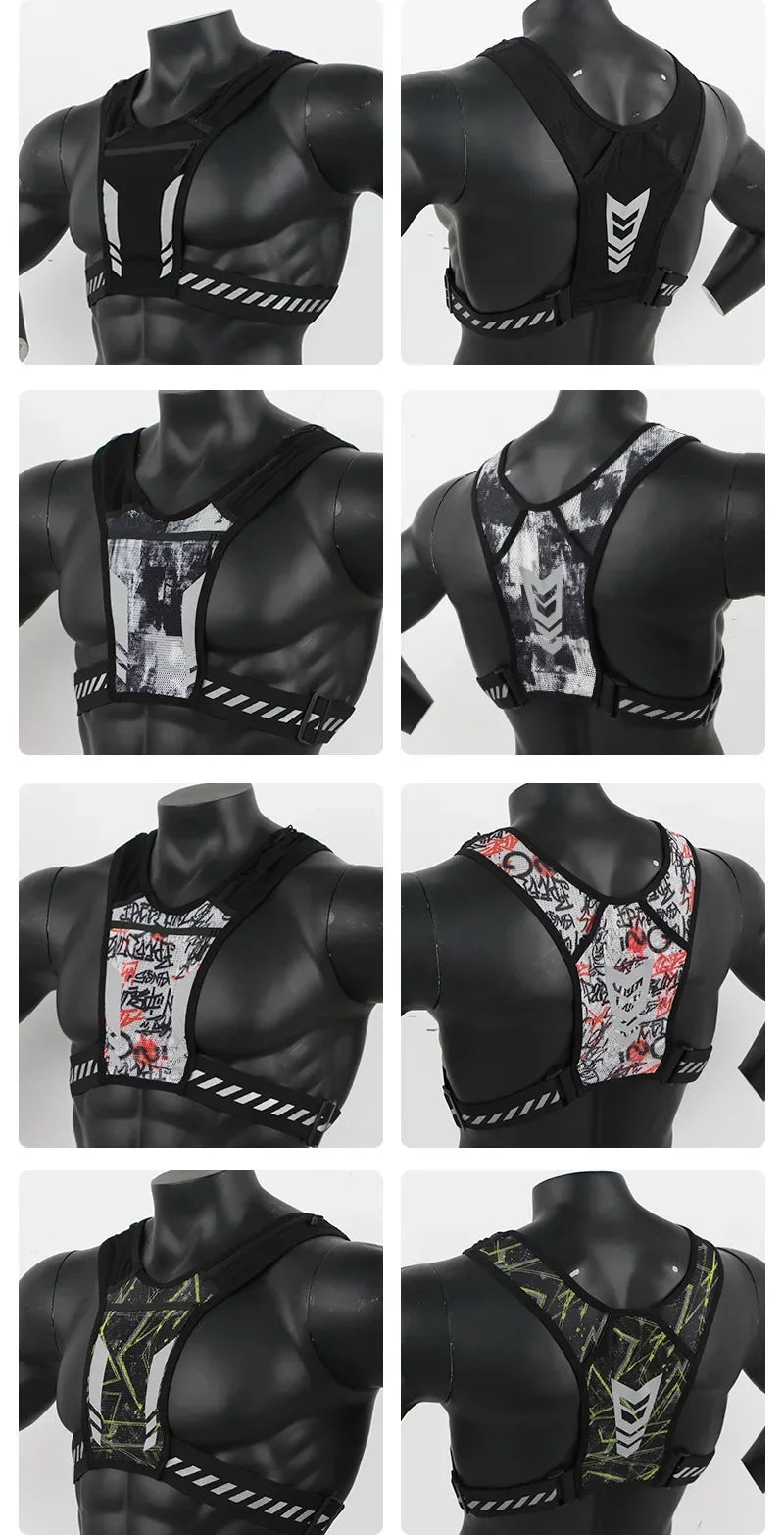 Reflective Running Vest - Red Edition